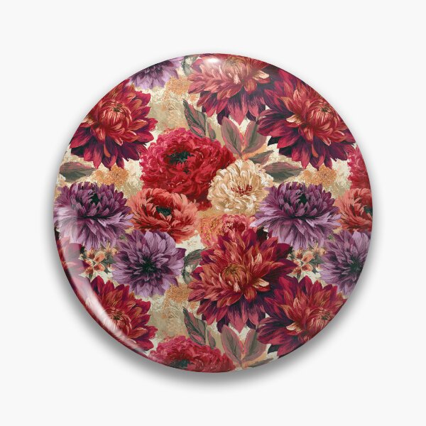 Item preview, Vibrant Dahlias Floral - Hawaiian Flower Pattern  - Gifts For Girlfriend designed and sold by RoyalStarsPatts.
