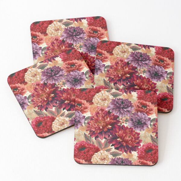 Item preview, Vibrant Dahlias Floral - Hawaiian Flower Pattern  - Gifts For Girlfriend designed and sold by RoyalStarsPatts.