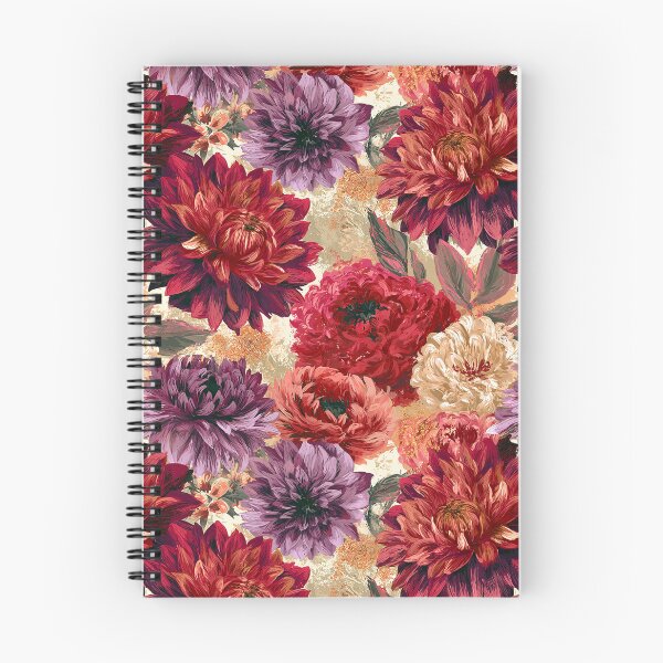 Item preview, Vibrant Dahlias Floral - Hawaiian Flower Pattern  - Gifts For Girlfriend designed and sold by RoyalStarsPatts.