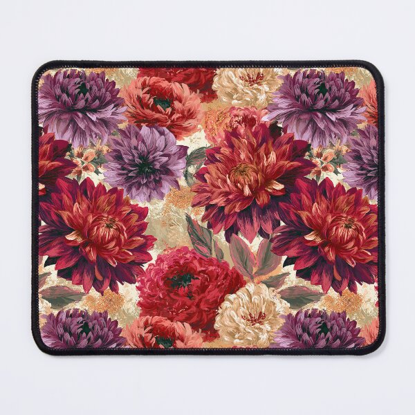 Item preview, Vibrant Dahlias Floral - Hawaiian Flower Pattern - Gifts For Girlfriend designed and sold by RoyalStarsPatts.