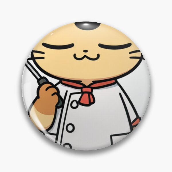 Item preview, Cat - Orange Chef White Toque Red Scarf designed and sold by World-Pets.