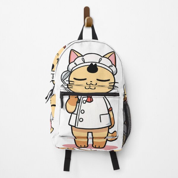 Item preview, Cat - Orange Chef White Toque Red Scarf designed and sold by World-Pets.
