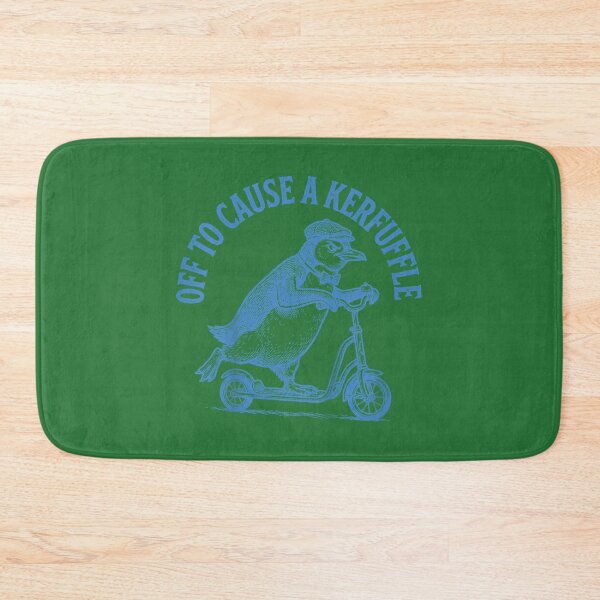 Item preview, Off to Cause A Kerfuffle Funny Penguin Scooter Humor Graphic designed and sold by KathieFaugh.