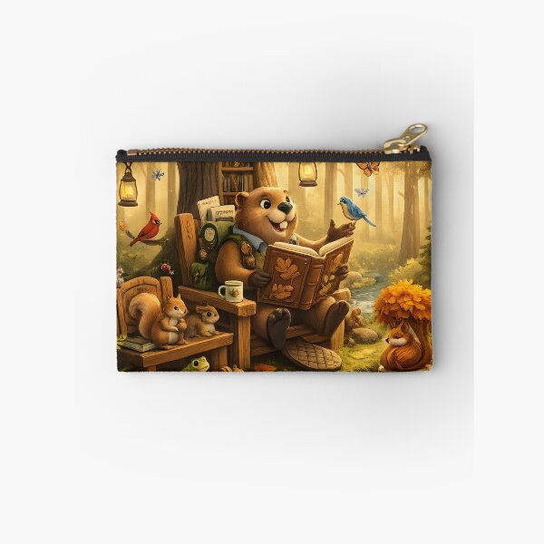 Item preview, Happy Beaver Adventures – Autumn Story Time Beneath Story Pine designed and sold by Clothes With Smiling Animals Walt Gral.