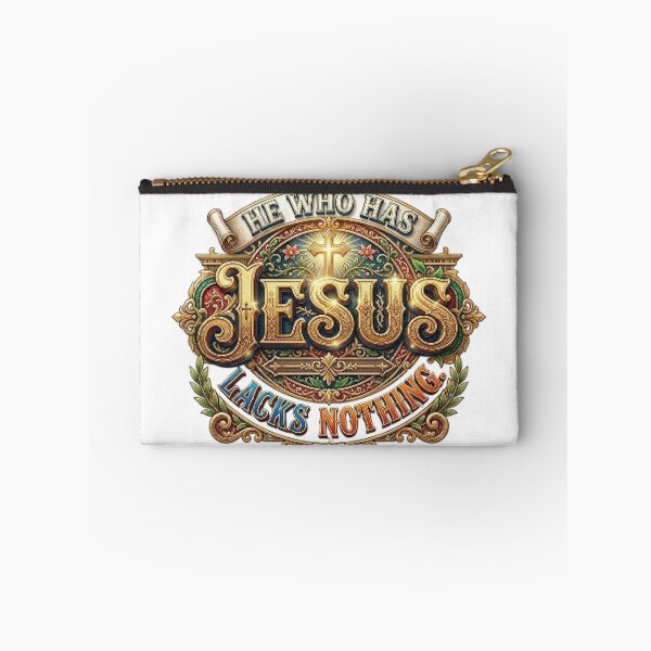 Item preview, HE WHO HAS JESUS LACKS NOTHING designed and sold by likbatonboot.