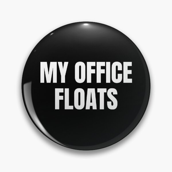 Item preview, My Office Floats (White) designed and sold by ShipCrewNation.