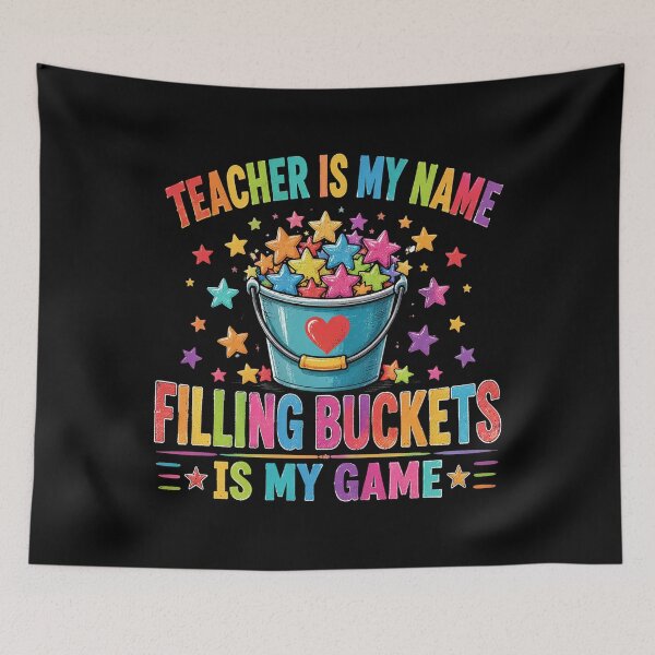 Item preview, Elementary Teacher Bucket Filler designed and sold by OlakunleOloroz.
