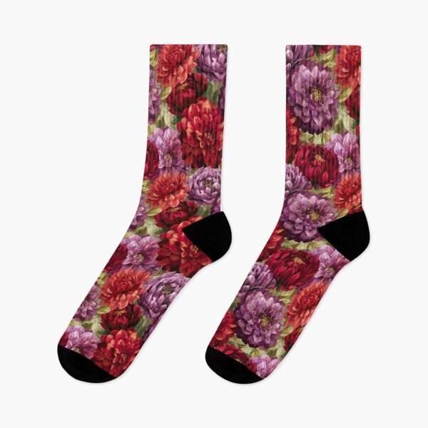 Item preview, Graceful Dahlias Floral - Hawaiian Flower Pattern  - Gifts For Girls designed and sold by RoyalStarsPatts.