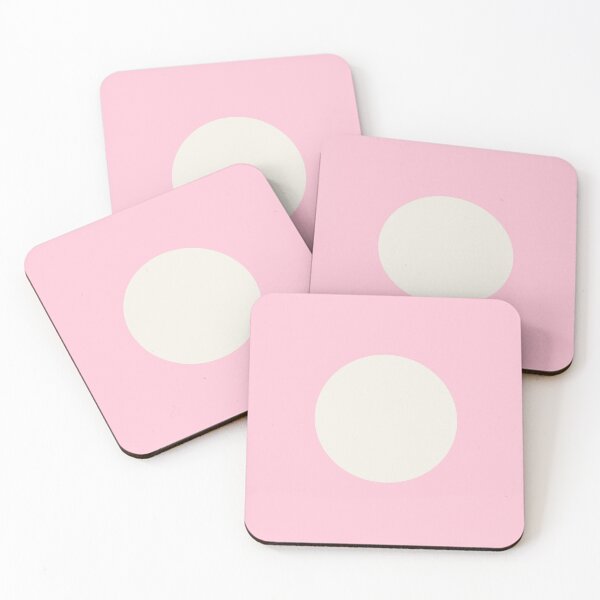 Item preview, White Ivory Dot Strawberry Milk Pink Background designed and sold by GemsAnatomy.