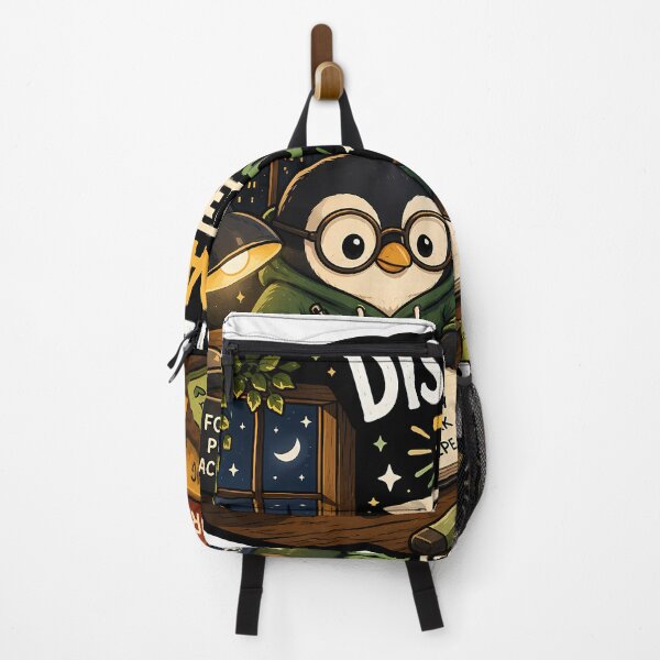 Item preview, Study Penguin Sticker | Discipline Today Success Tomorrow | Cute Student Motivation Laptop Sticker designed and sold by GenZStickerHub1.