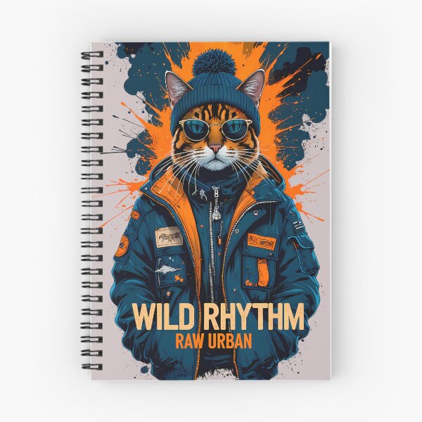 Item preview, Cool Streetwear Cat Wild Rhythm designed and sold by Structure-Blue.