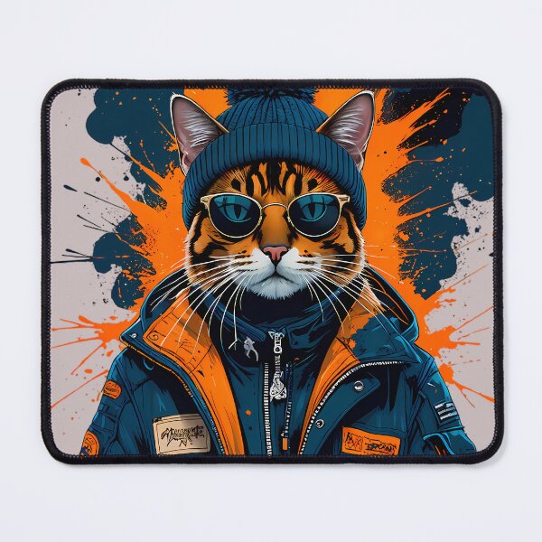 Item preview, Cool Streetwear Cat Wild Rhythm designed and sold by Structure-Blue.