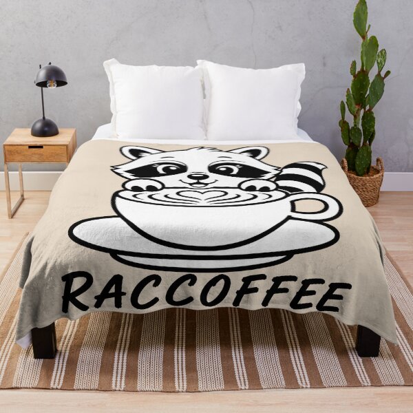 Item preview, ☕ BREWED BEASTIES COLLECTION ☕ - WOODLAND FRIENDS - Raccoffee designed and sold by WheelieGdArt.