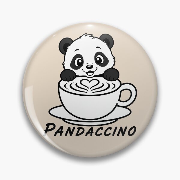 Item preview, ☕ BREWED BEASTIES COLLECTION ☕ - WOODLAND FRIENDS -  Pandaccino designed and sold by WheelieGdArt.