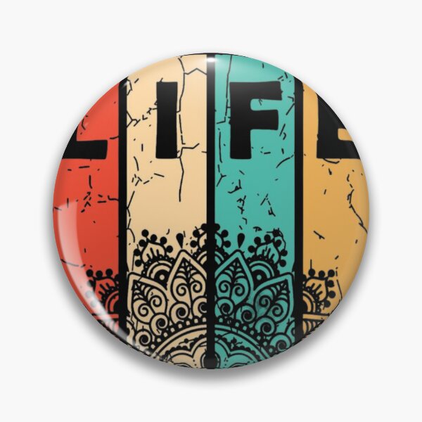 Item preview, Life Is Beautiful Colorful Typography T-Shirt | Positive Quote Retro Pattern Design designed and sold by RajDeals.