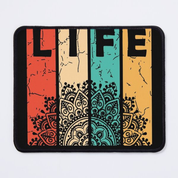 Item preview, Life Is Beautiful Colorful Typography T-Shirt | Positive Quote Retro Pattern Design designed and sold by RajDeals.