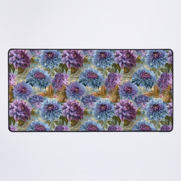 Item preview, Cute Dahlias  - Botanical Garden Pattern  - Gifts For Grandma designed and sold by RoyalStarsPatts.