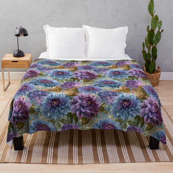 Item preview, Cute Dahlias - Botanical Garden Pattern - Gifts For Grandma designed and sold by RoyalStarsPatts.