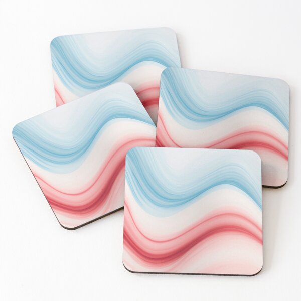 Item preview, Creamy Sorbet Wave Symmetrical Abstract Marble Art designed and sold by CuteSlothWorld.
