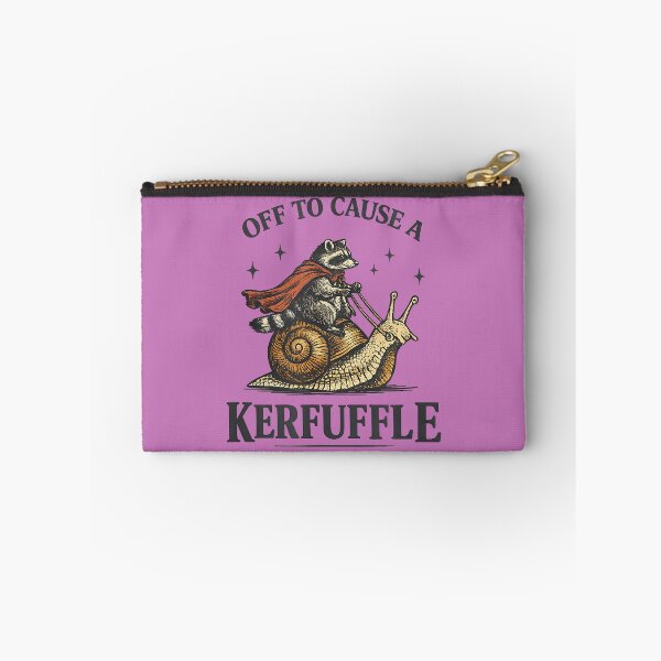 Item preview, Off to Cause A Kerfuffle Raccoon Riding Snail designed and sold by mjohnson9.