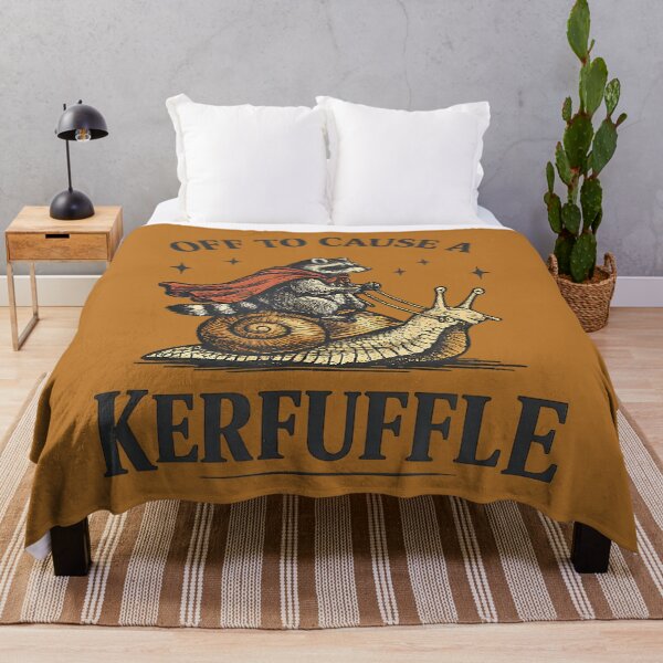 Item preview, Off to Cause A Kerfuffle Raccoon Riding Snail designed and sold by mjohnson9.