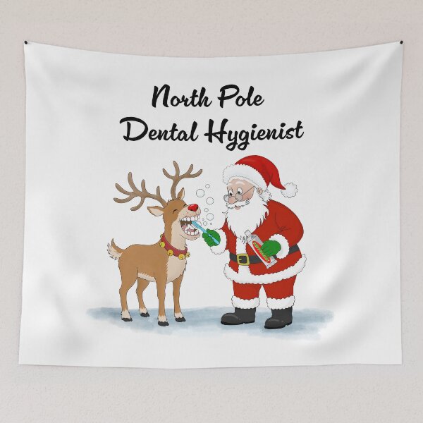 Item preview, Santa the Hygienist Christmas Smile designed and sold by daphsam.