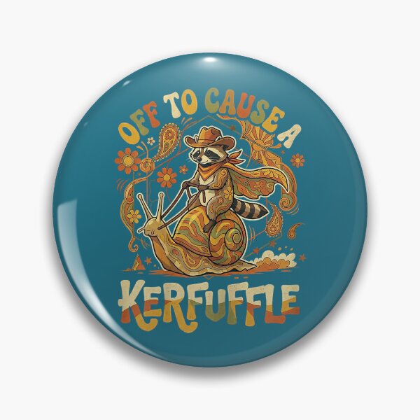 Item preview, Off to Cause A Kerfuffle Raccoon Vintage Raccoon designed and sold by mjohnson9.