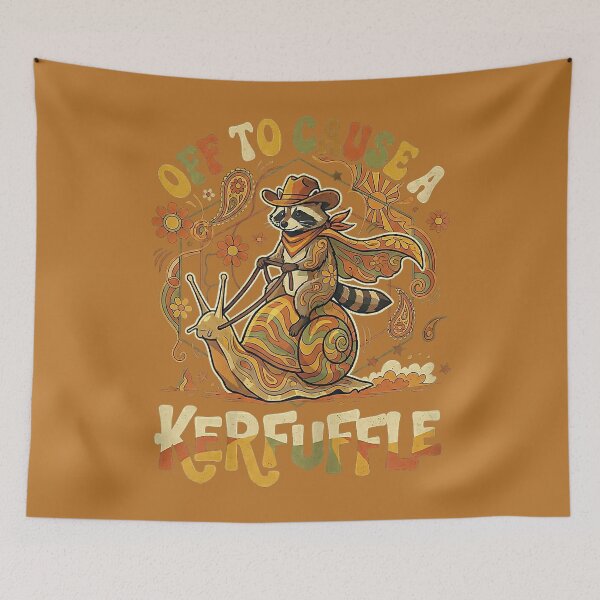 Item preview, Off to Cause A Kerfuffle Raccoon Vintage Raccoon designed and sold by mjohnson9.