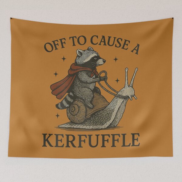 Item preview, Off to Cause A Kerfuffle Raccoon designed and sold by mjohnson9.