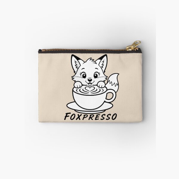 Item preview, ☕ BREWED BEASTIES COLLECTION ☕ - WOODLAND FRIENDS -  Foxpresso designed and sold by WheelieGdArt.