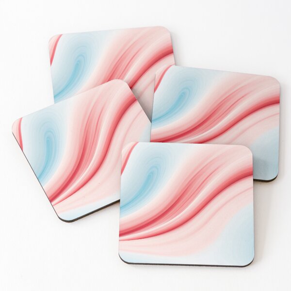 Item preview, Smooth Sorbet Liquid Wave Abstract Marble Art designed and sold by CuteSlothWorld.
