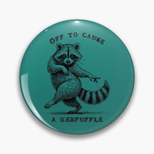 Item preview, Off to Cause a kerfuffle Funny Raccoon designed and sold by KristineLi.