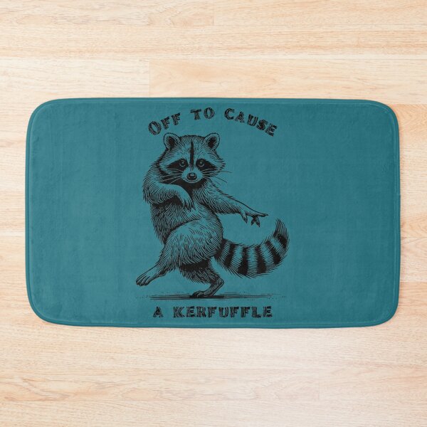 Item preview, Off to Cause a kerfuffle Funny Raccoon designed and sold by KristineLi.