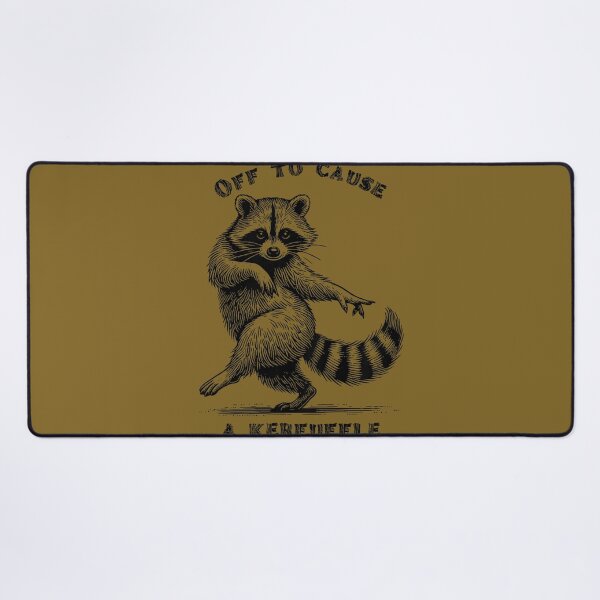 Item preview, Off to Cause a kerfuffle Funny Raccoon designed and sold by KristineLi.
