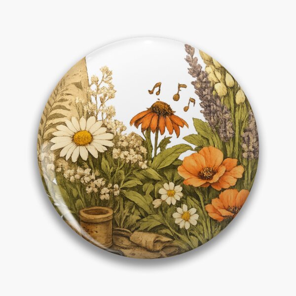 Item preview, Rustic Botanical Art – Vintage Wildflower & Nature Illustration designed and sold by EdgeSphere.