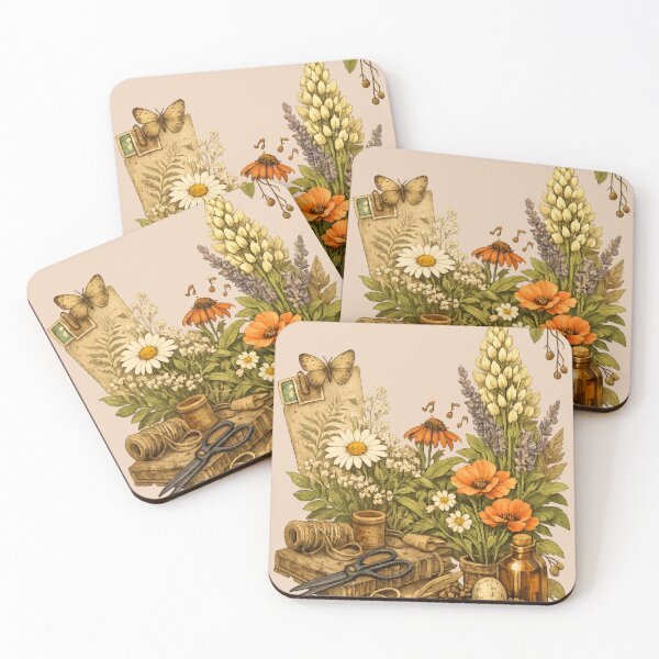 Item preview, Rustic Botanical Art – Vintage Wildflower & Nature Illustration designed and sold by EdgeSphere.