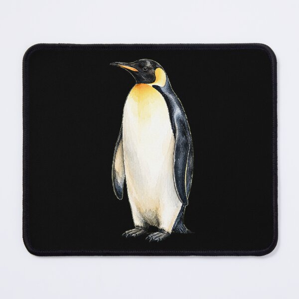 Item preview, Minimal Emperor Penguin Watercolor | Hand Drawn Wildlife Illustration designed and sold by ColorSplash123.