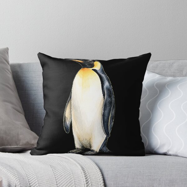 Item preview, Minimal Emperor Penguin Watercolor | Hand Drawn Wildlife Illustration designed and sold by ColorSplash123.