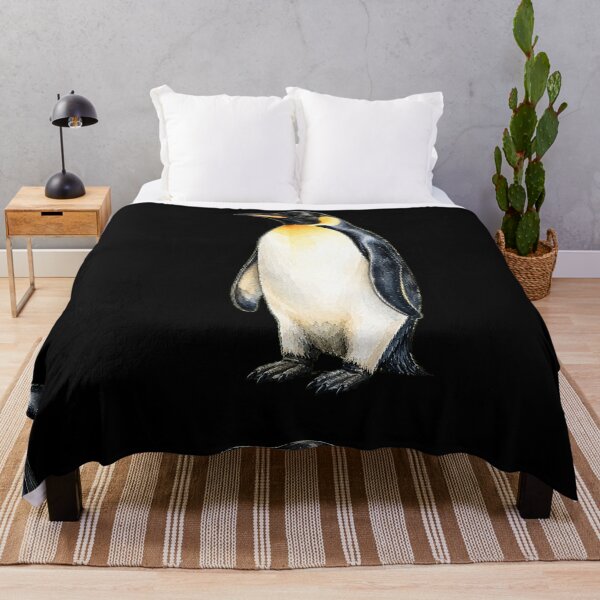 Item preview, Minimal Emperor Penguin Watercolor | Hand Drawn Wildlife Illustration designed and sold by ColorSplash123.