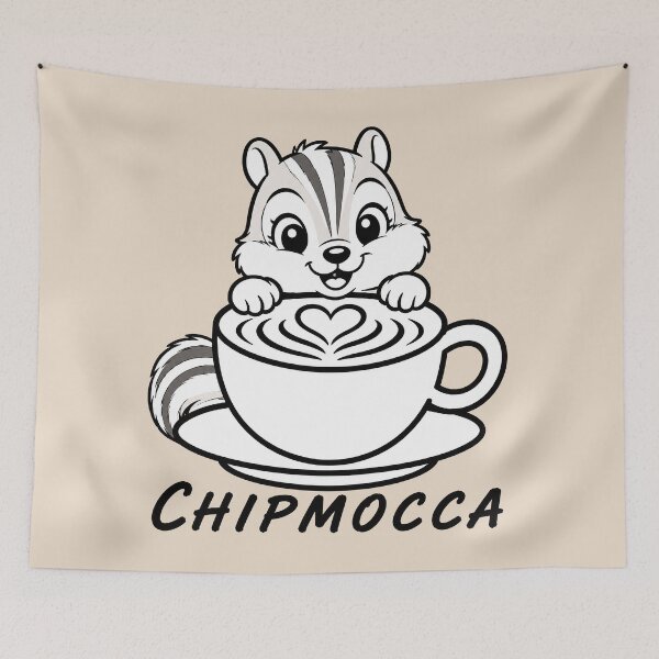 Item preview, ☕ BREWED BEASTIES COLLECTION ☕ - WOODLAND FRIENDS -  Chipmocca designed and sold by WheelieGdArt.