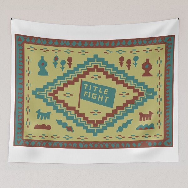 Item preview, Vintage Title Fight Rug designed and sold by EthannThompson.