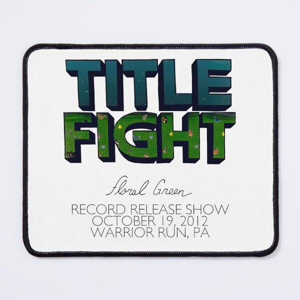 Item preview, Goods Title Fight Floral Green designed and sold by EthannThompson.