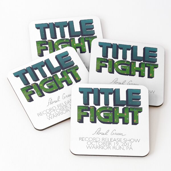 Item preview, Goods Title Fight Floral Green designed and sold by EthannThompson.