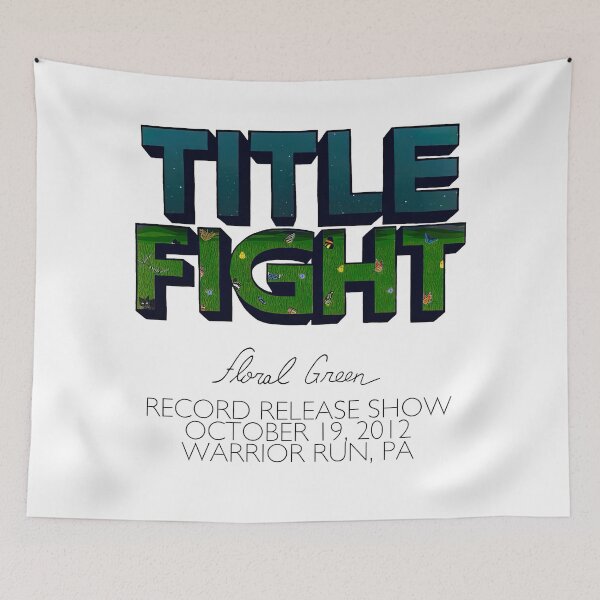 Item preview, Goods Title Fight Floral Green designed and sold by EthannThompson.