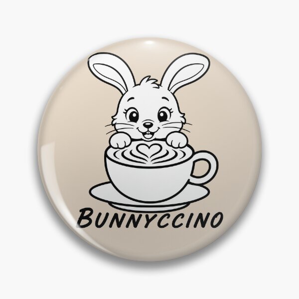 Item preview, ☕ BREWED BEASTIES COLLECTION ☕ - WOODLAND FRIENDS -  Bunnyccino designed and sold by WheelieGdArt.