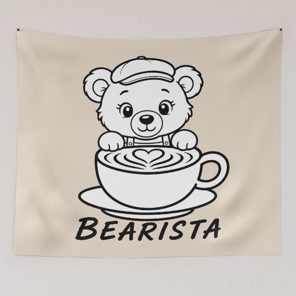 Item preview, ☕ BREWED BEASTIES COLLECTION ☕ - WOODLAND FRIENDS -  Bearista designed and sold by WheelieGdArt.