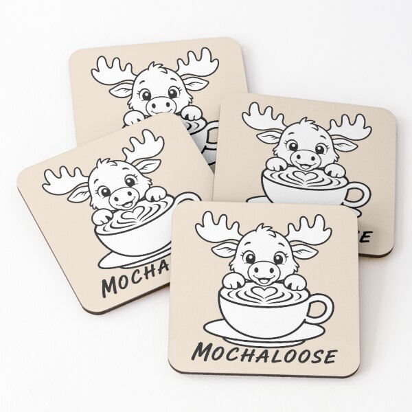 Item preview, ☕ BREWED BEASTIES COLLECTION ☕ - WILDLIFE PALS -  Mochaloose designed and sold by WheelieGdArt.