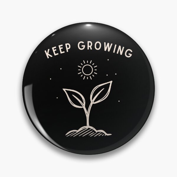 Item preview, Keep Growing Minimalist Sprout Shirt | Inspirational Plant Lover Graphic Tee | Positive Mindset Nature Design designed and sold by Lynn Creates.