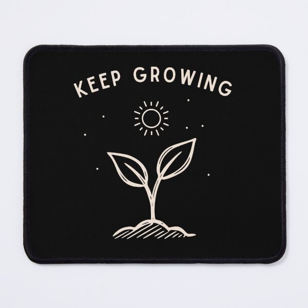 Item preview, Keep Growing Minimalist Sprout Shirt | Inspirational Plant Lover Graphic Tee | Positive Mindset Nature Design designed and sold by Lynn Creates.