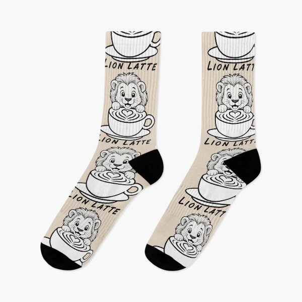 Item preview, ☕ BREWED BEASTIES COLLECTION ☕ - WILDLIFE PALS -  Lion Latte designed and sold by WheelieGdArt.